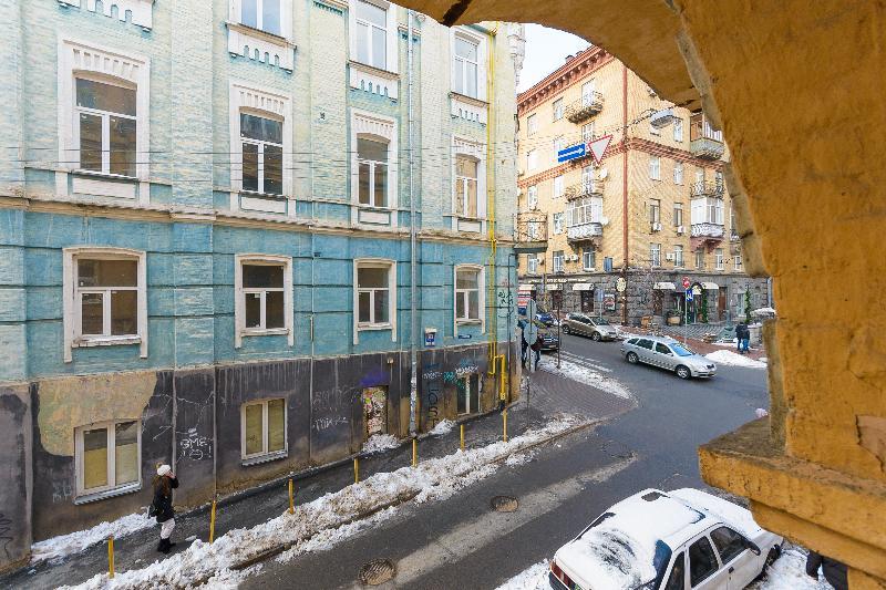 Студія З Видом На Майдан Незалежності Kijev Kültér fotó